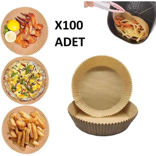 Airfreyer Fritöz Kağıdı Yuvarlak Xl / Xxl 100lü