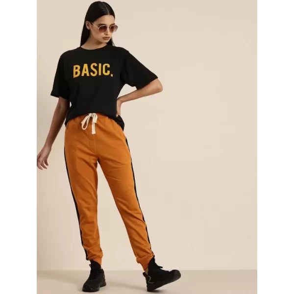 Baskılı Kadın T-shirt - Siyah