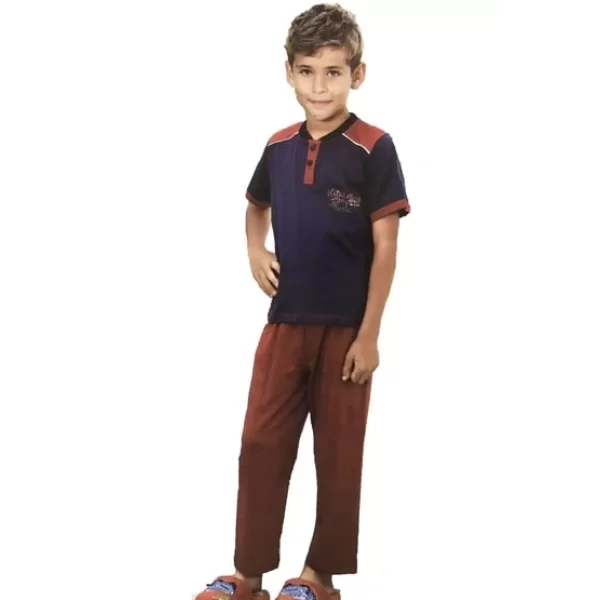 Berrak Erkek Çocuk Kısa Kollu Pijama Takım 361