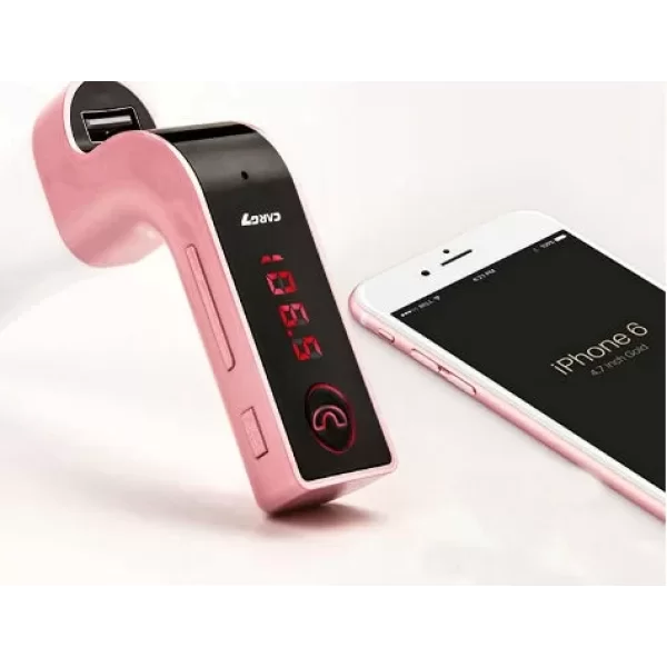 Carg7 Bluetooth Araç Fm Transmitter Usb Girişli