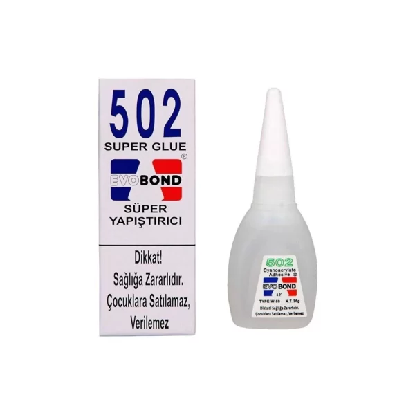 Evobond 502 Japon Yapıştırıcısı Süper Glue 20 Gr