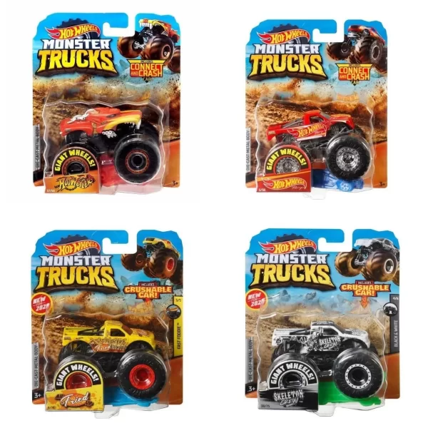 Fyj44 Hot Wheels, Monster Trucks 1:64 Arabalar