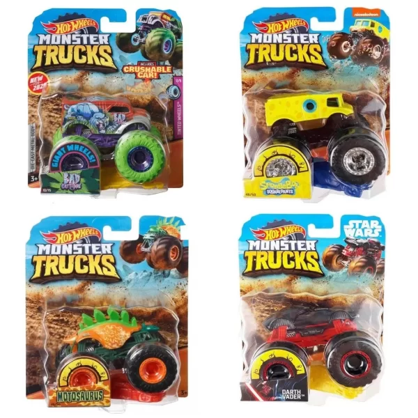 Fyj44 Hot Wheels, Monster Trucks 1:64 Arabalar