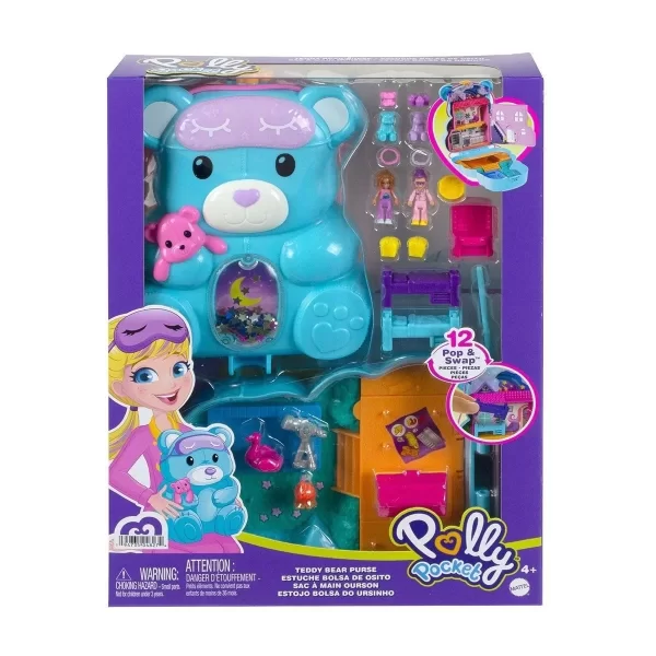 Gkj63 Polly Pocket Çanta Olabilen Micro Oyun Setleri / +4 Yaş