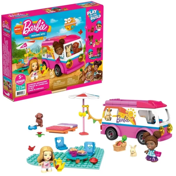 Gwr35 Mega™ Barbie®nin Mega Karavanı 123 Parça +5 Yaş