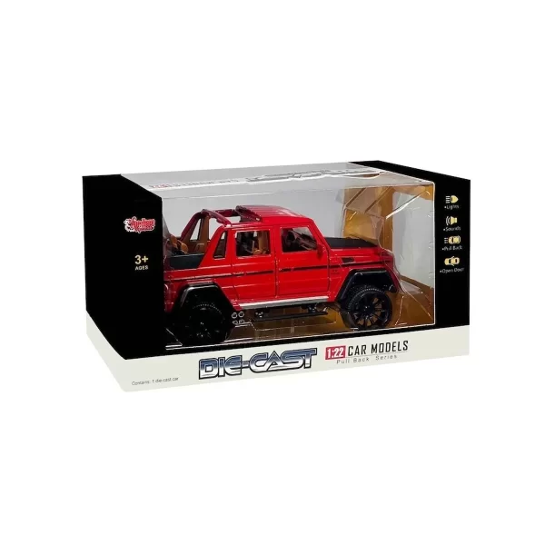 Hcl-902 Çek Bırak 1:22 Sesli Ve Işıklı Metal Jeep -vardem