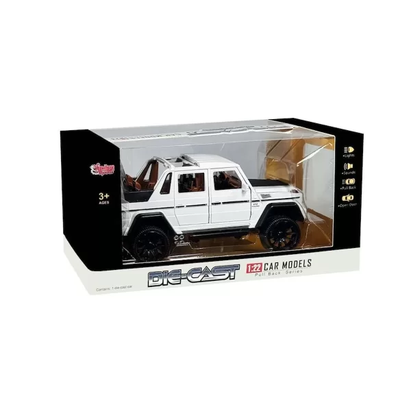 Hcl-902 Çek Bırak 1:22 Sesli Ve Işıklı Metal Jeep -vardem