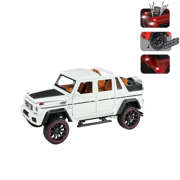 Hcl-902 Çek Bırak 1:22 Sesli Ve Işıklı Metal Jeep -vardem