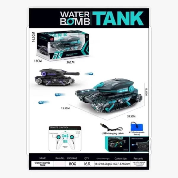 Hd5011 2 4g Su Atan Tank -gepettoys