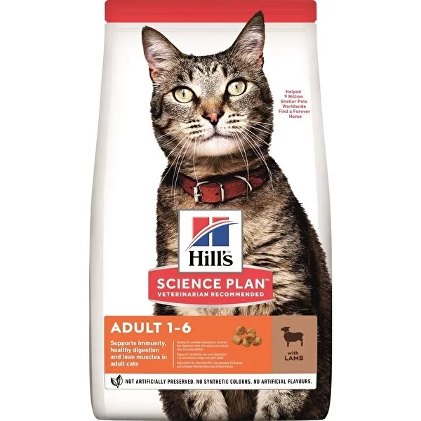 Hills Science Plan Adult Yetişkin Kuzu Etli Kedi Maması 1,5 Kg