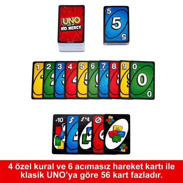 Hwv18 Uno No Mercy Kartlar +7 Yaş