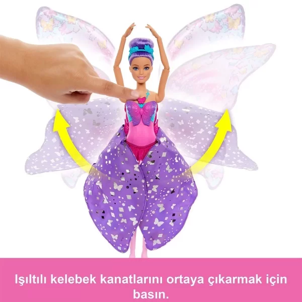 Hxj10 Barbie Kelebek Dansçı Bebek