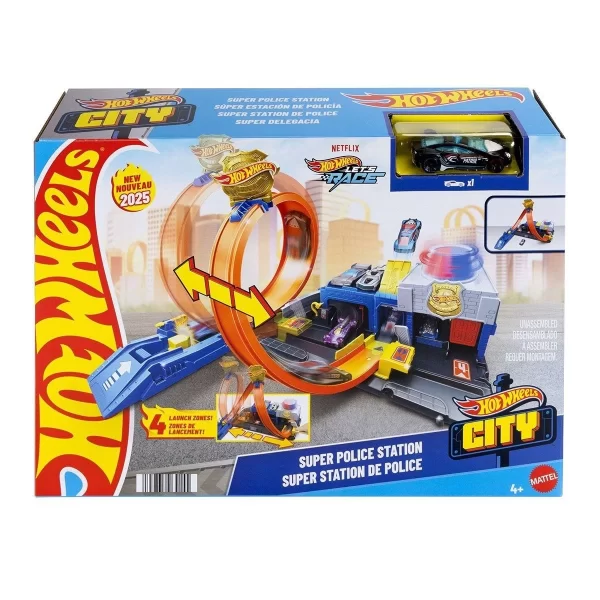 Jbm71 Hot Wheels Polis İstasyonu Oyun Seti