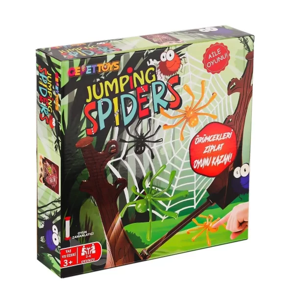 Js Jumping Spider Eğlenceli Aile Kutu Oyunları -gepettoys