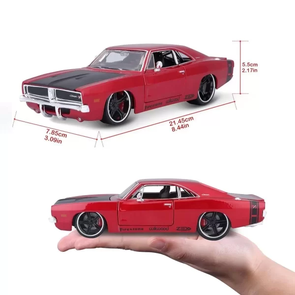 May 32537 1969 Dodge Charger R T 1:25 Model Araba -necotoys