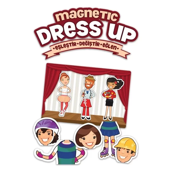 Md174 Ks, Magnetic Dress Up - Eşleştir・değiştir・eğlen / +3 Yaş