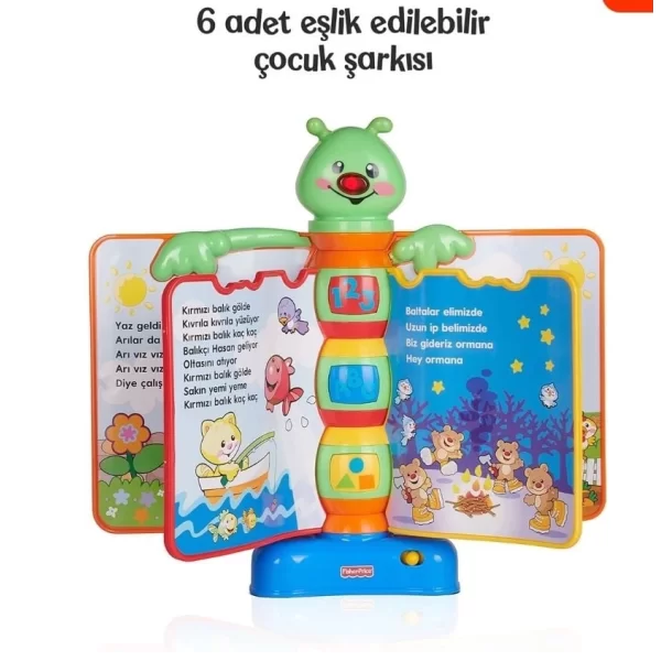 N3835 Fisher-price® Eğlen Ve Öğren Eğitici Masalcı Tırtıl / Türkçe / +6 Ay