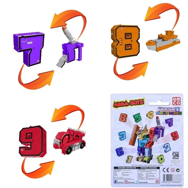 Pm/6888 Pocket Morphers Dönüşebilen Numaralar / Tekli Satılır