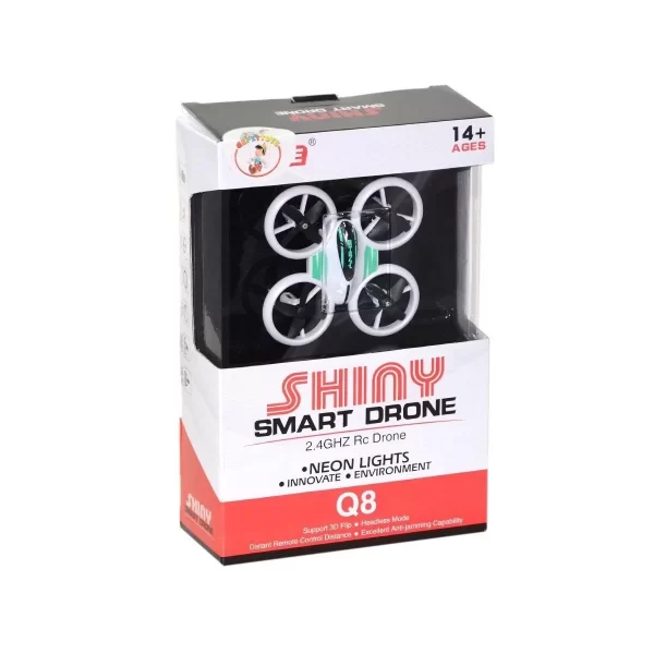 Q8 Mini Işıklı Neon Drone -gepettoys