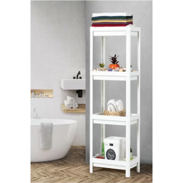 Shelf 3 Katlı  Raf Ünitesi -  Mutfak - Banyo  Depolama Rafı