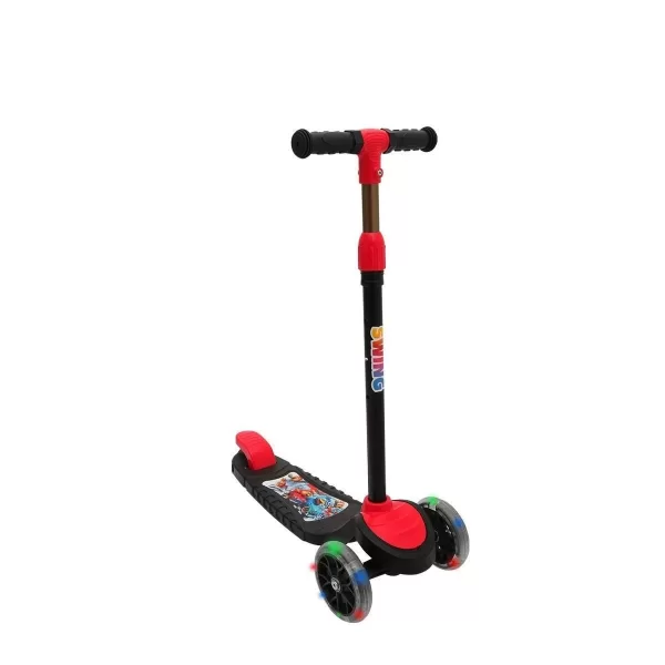 Swsc1-ı Swing Işıklı Scooter Kırmızı