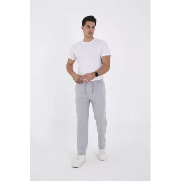 Unisex Üç İplik Basic Eşofman Pantolon - Gri