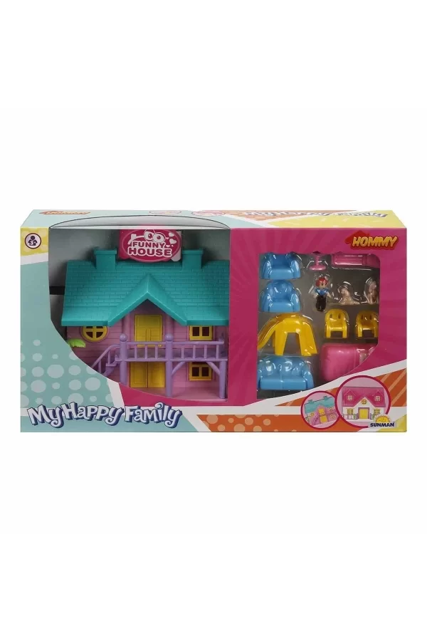 02081 Sunman, 2 Katlı Ev Oyun Seti Villa