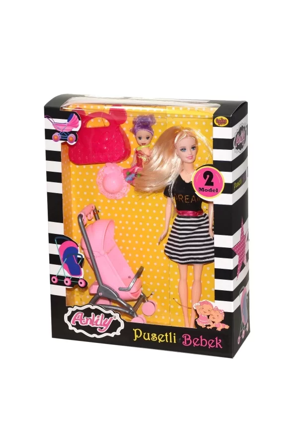 02426 Anlily Pusetli Bebek -oydaş Oyuncak