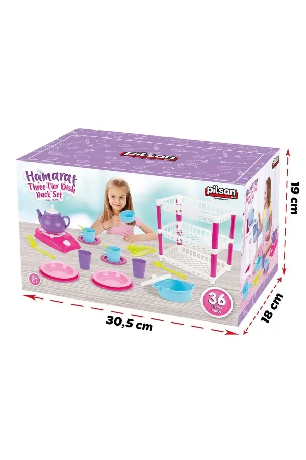 03 337 Pilsan 3 Katlı Hamarat  Mutfak Seti