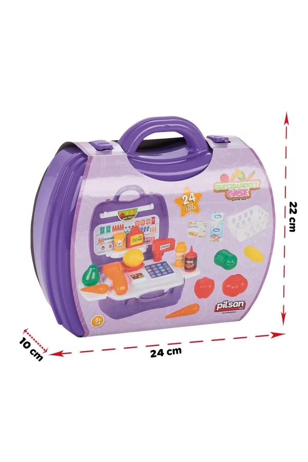 03 563 Çantalı Market Seti -pilsan Oyuncak