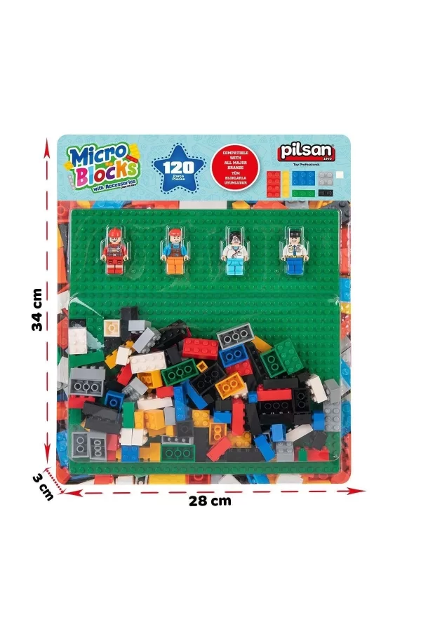 03 625 Pilsan Micro Bloklar 120 Parça
