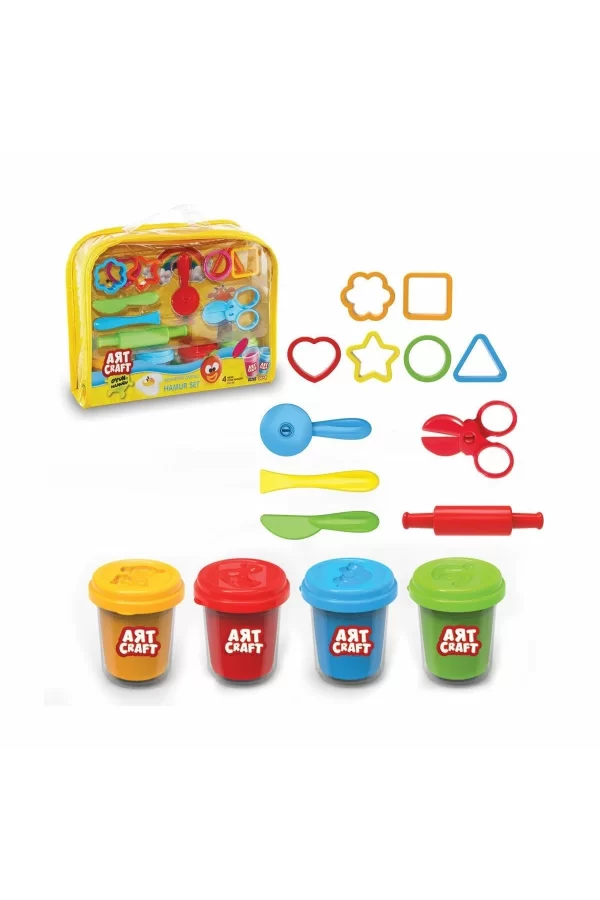 03293 Geometrik Çantalı Hamur Set