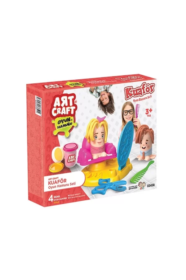 03458 Kuaför Oyun Hamur Set