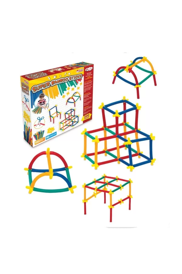 03461 Süper Bambu Çubuklar 200 Parça