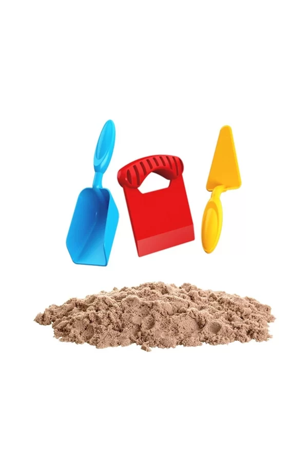 03690  Aksesuarlı Naturel Kinetik Oyun Kumu 1000 Gr -dede