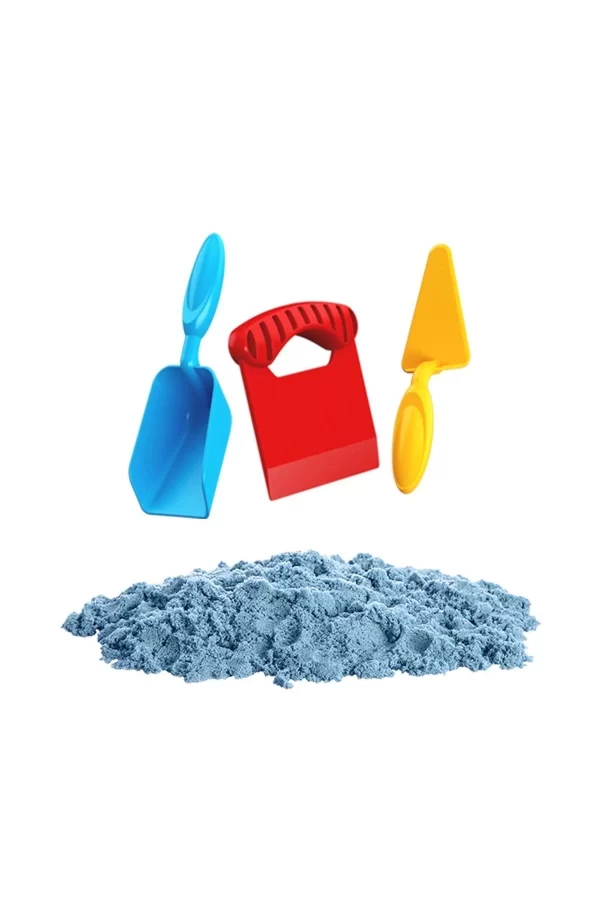 03691 Aksesuarlı Mavi Kinetik Oyun Kumu 1000 Gr