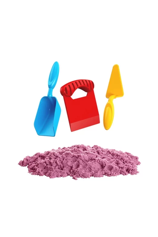 03693 Aksesuarlı Pembe Kinetik Oyun Kumu 1000 Gr
