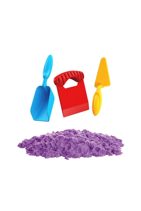 03694 Aksesuarlı Mor Kinetik Oyun Kumu 1000 Gr