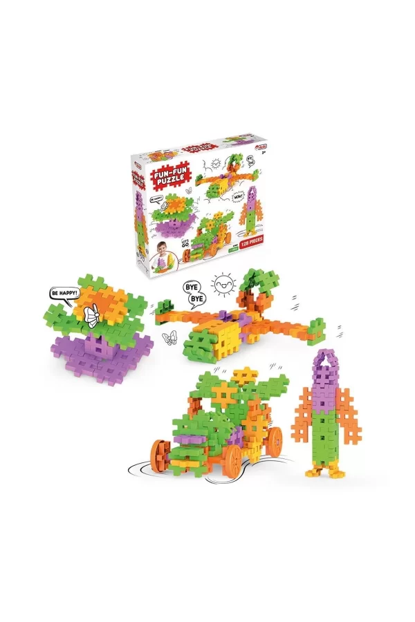 03905 Fun Fun Puzzle 128 Parça -dede