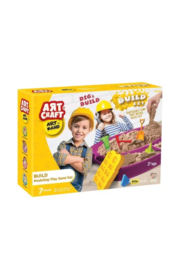 03949 Artsand İnşaat Kum Seti 600 Gr -fentoys