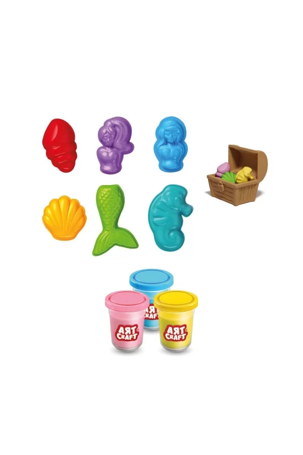 03994 Art Craft Deniz Kızı Hamur Set 168 Gr -fentoys