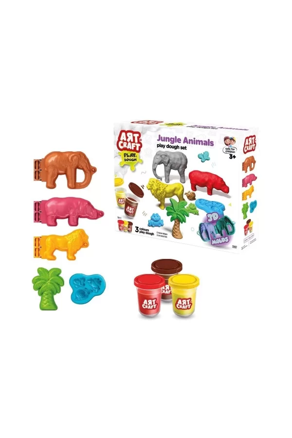 03997 Art Craft Orman Hayvanları Hamur Set 168 Gr -fentoys