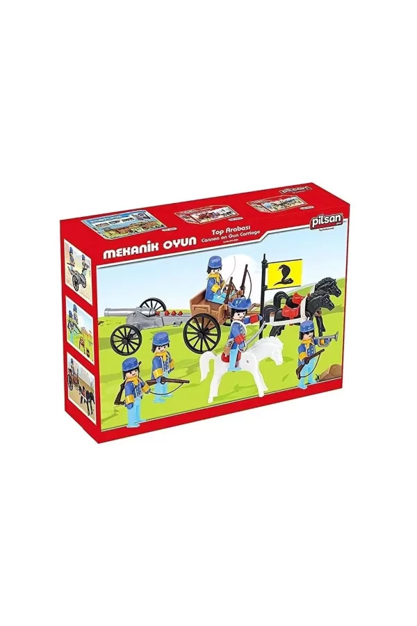 04 004 Mini Mekanik Seri 4 Top Arabası -pilsan Oyuncak