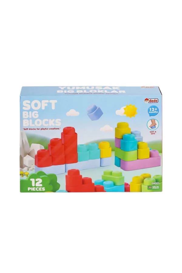 04005 Yumuşak Big Bloklar 12 Parça -dede