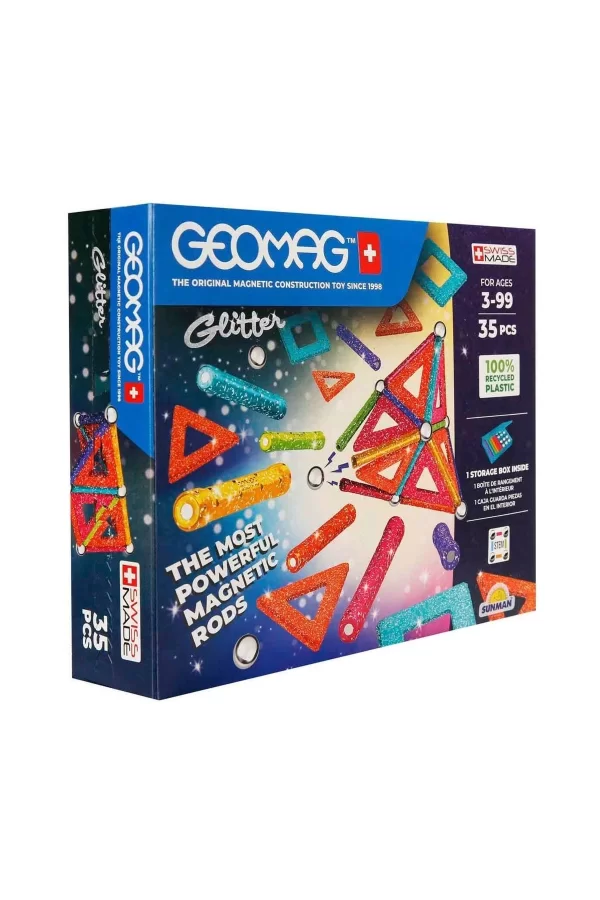 0535 Geomag Glitter Manyetik Zeka Oyunu 35 Parça