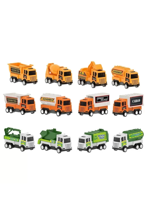 07 628 Pilsan Çek Bırak Mini Kamyonlar İş Serisi (adet)