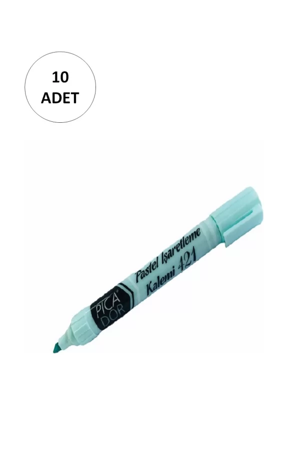 10 Adet Picador Fosforlu Kalem Pastel Kx 089H/441 Mavi 10lu