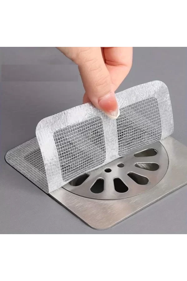 10 Adet Yapışkanlı Banyo Gider Koruyucu Saç Toplayıcı – Gider Böcek Koruyucu Gider Süzgeci