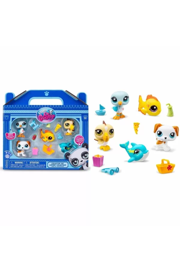 1005103 Littlest Pet Shop - Minişler 5li Figür Seti S1 Çiftlik Temalı