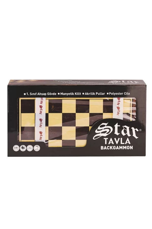 1021798 Star Antik Ceviz Tavla Takımı -star Oyun Aletleri
